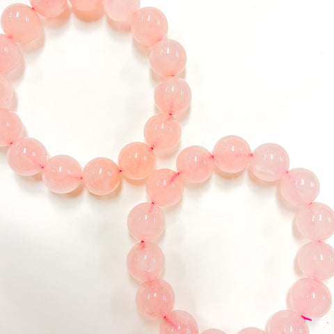 Rose Quartz Bracelet 14mm