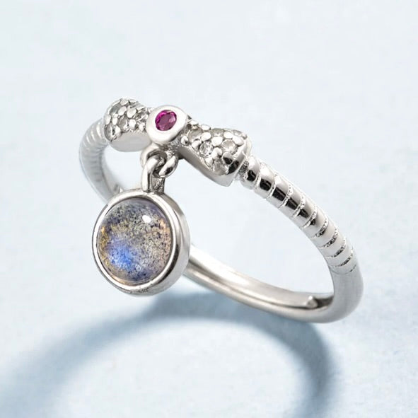 Labradorite Ring 925 Sterling Silver