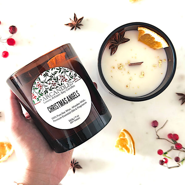 Christmas Angels Candle