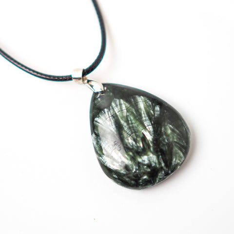 Seraphinite (Green Charoite) Necklace