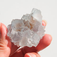Blue Cubic Fluorite Cluster