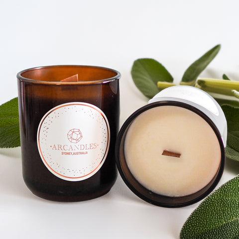 Lemongrass + Sage Soy Candle