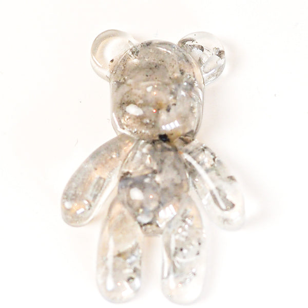 泰迪熊形狀 Orgonite |拉長石 |所有查克拉