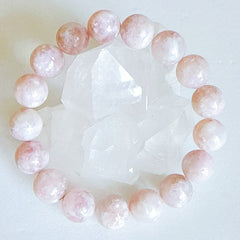 Pink Lepidolite Bracelet 12.5mm (Rare)