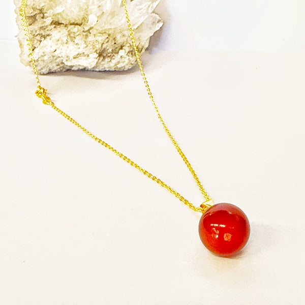Red Agate Necklace