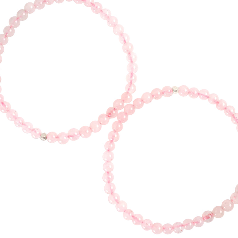 Rose Quartz Bracelet 4mm