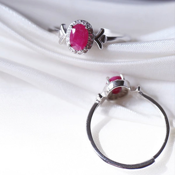 Ruby 925 Sterling Silver Ring
