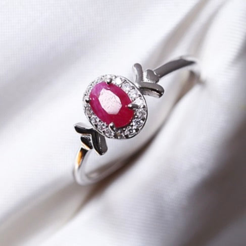 Ruby 925 Sterling Silver Ring
