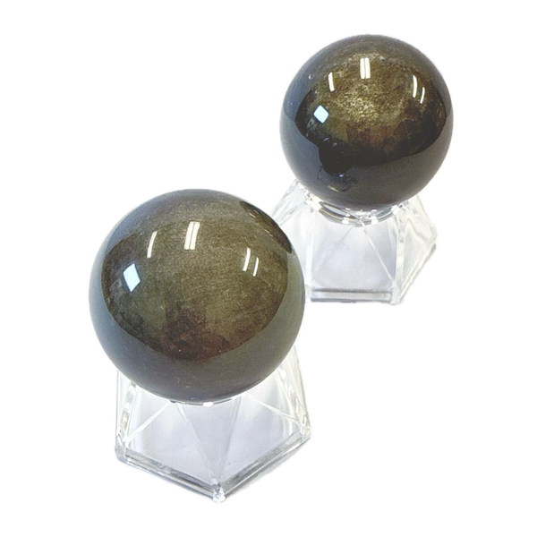Silver Sheen Obsidian Sphere 3.5cm