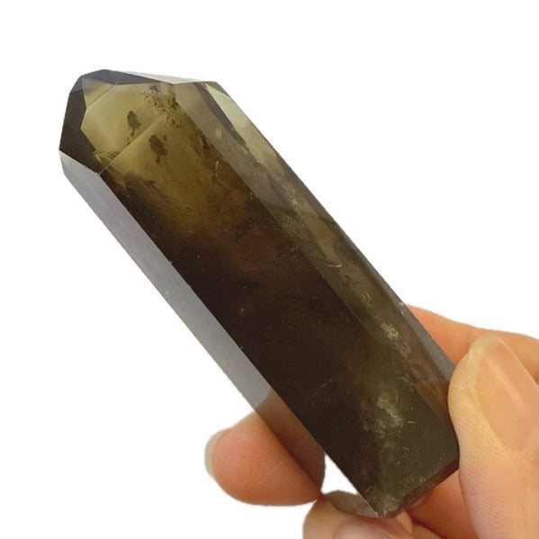 Smoky Citrine Tower with Rainbows 4