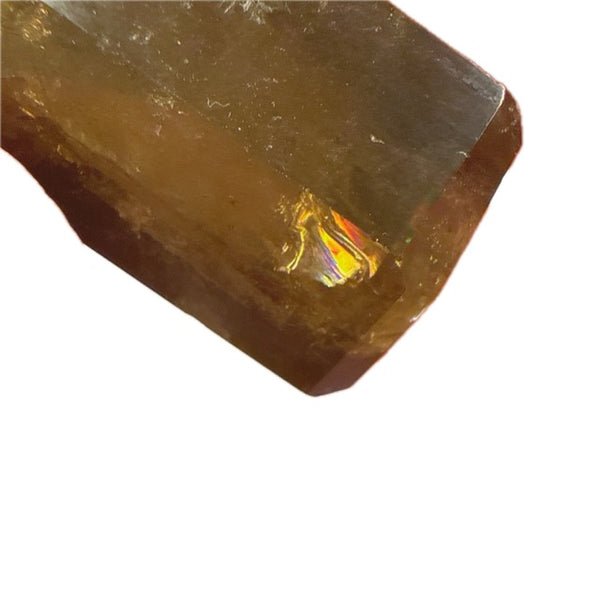 Smoky Citrine Tower with Rainbows 4