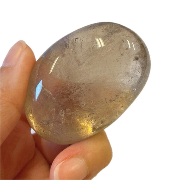 Smoky Quartz Palm Stone