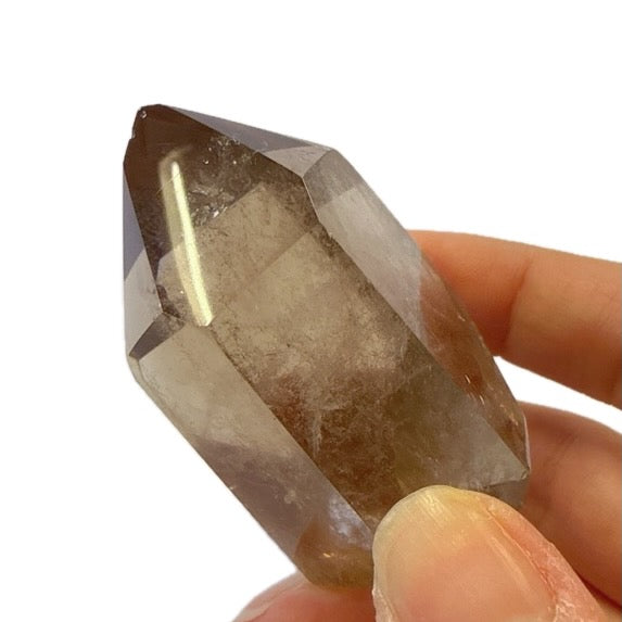 Smoky Quartz Tower with Rainbows
