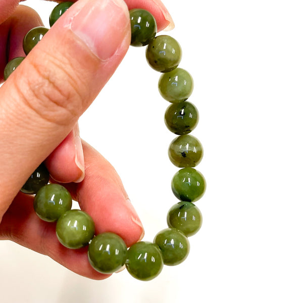 Nephrite Jade Bracelet 10mm B