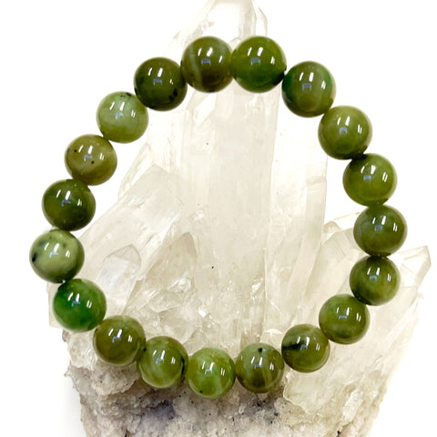 Nephrite Jade Bracelet 10mm B