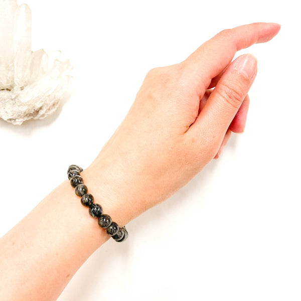 Black Rutile Quartz Bracelet