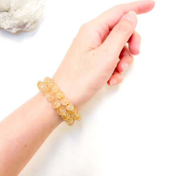 Golden Rutilated Quartz Bracelet