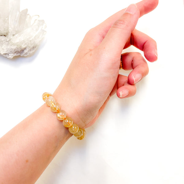 Golden Rutilated Quartz Bracelet