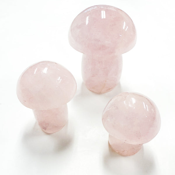 Rose Quartz Mushroom Small