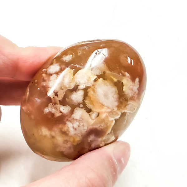 Cherry Blossom / Flower Agate Palm Stone 2