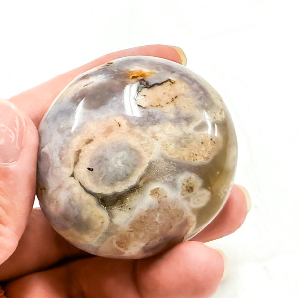 Cherry Blossom / Flower Agate Palm Stone 1