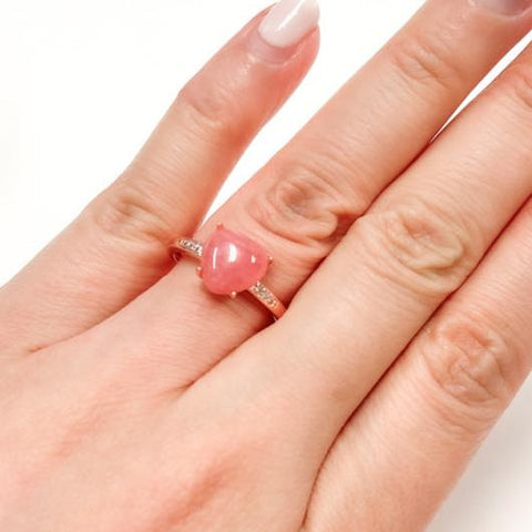 Rhodochrosite Ring