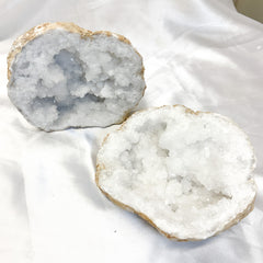 Clear Quartz Geode Pair 4kg