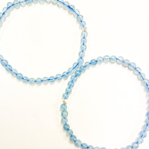 Aquamarine Bracelet 4mm