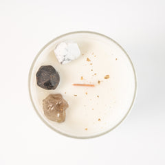 Capricorn - Personalised Crystal Candle