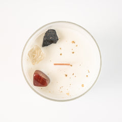 Aries - Personalised Crystal Candle