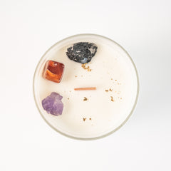 Pisces - Personalised Crystal Candle