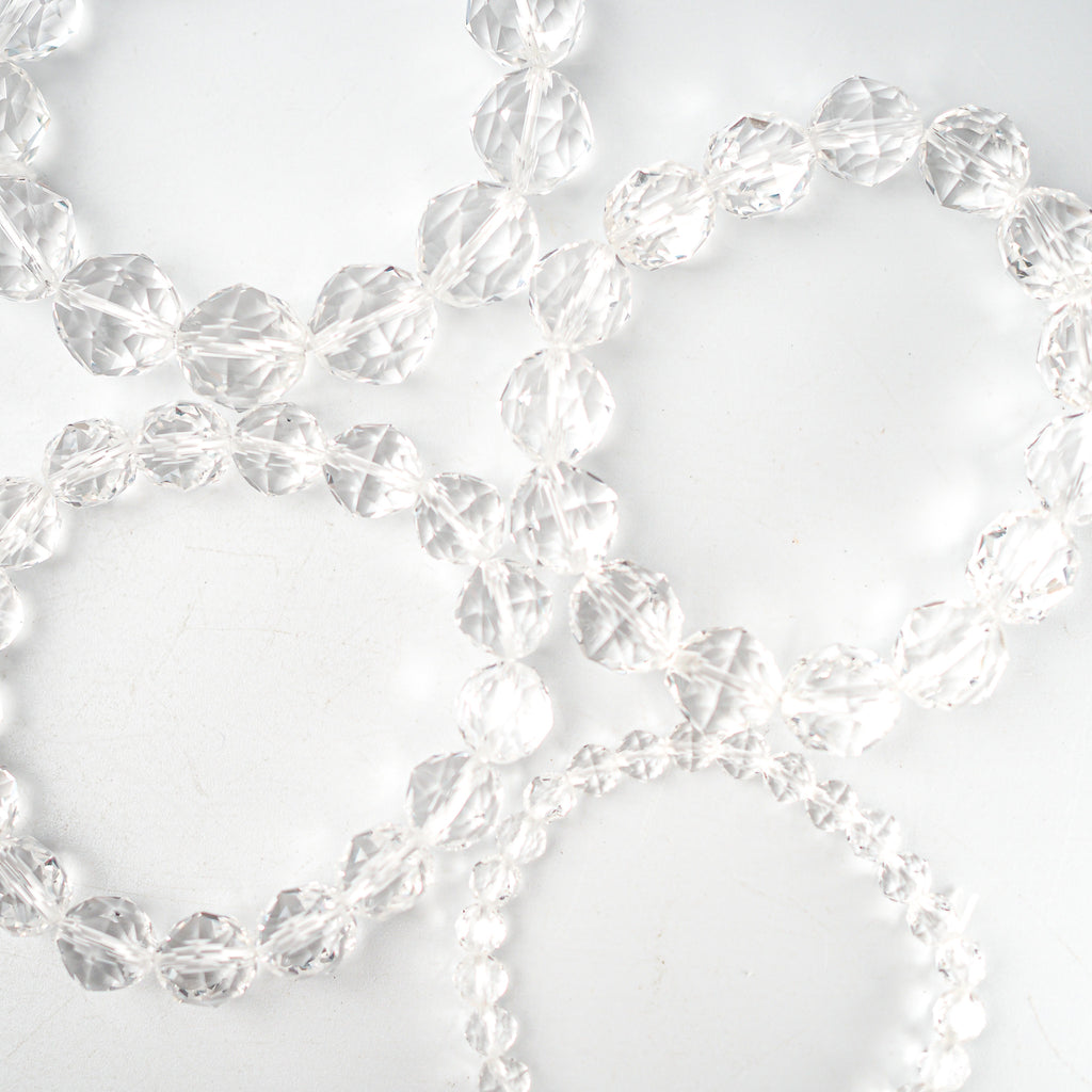 Clear Quartz Bracelet Faceted