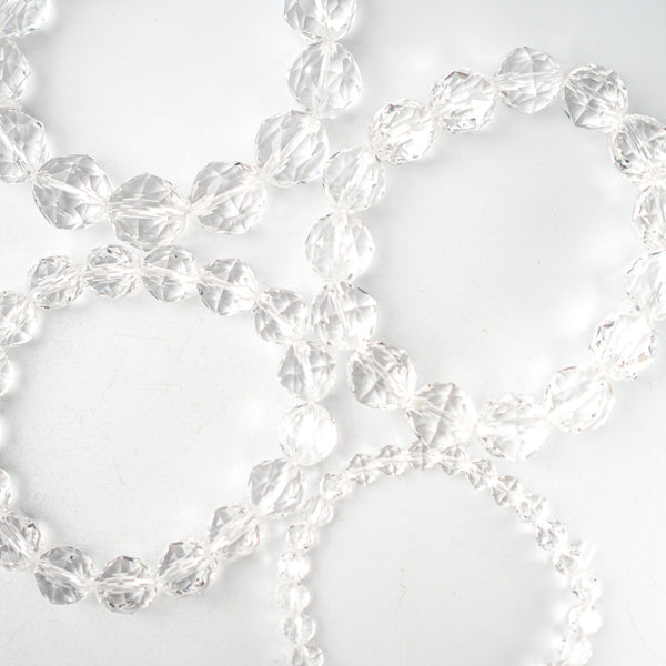 Clear Quartz Bracelet Faceted