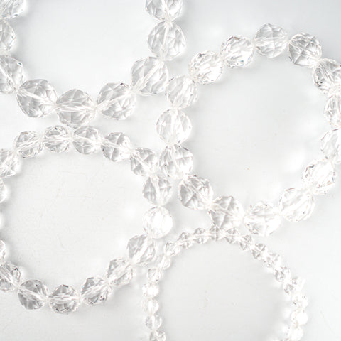 Clear Quartz Bracelet Faceted