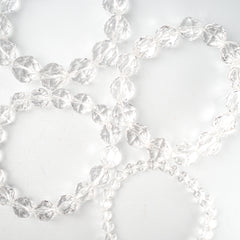 Clear Quartz Bracelet Faceted