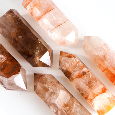 Fire Quartz Tower 8cm