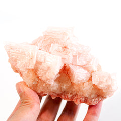 Pink Halite Cluster 327
