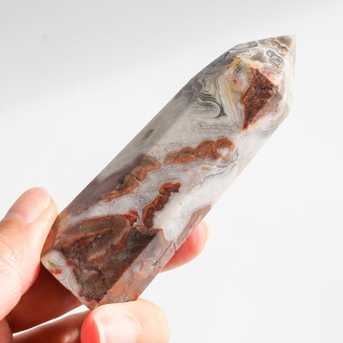 Crazy Lace Agate Tower 439