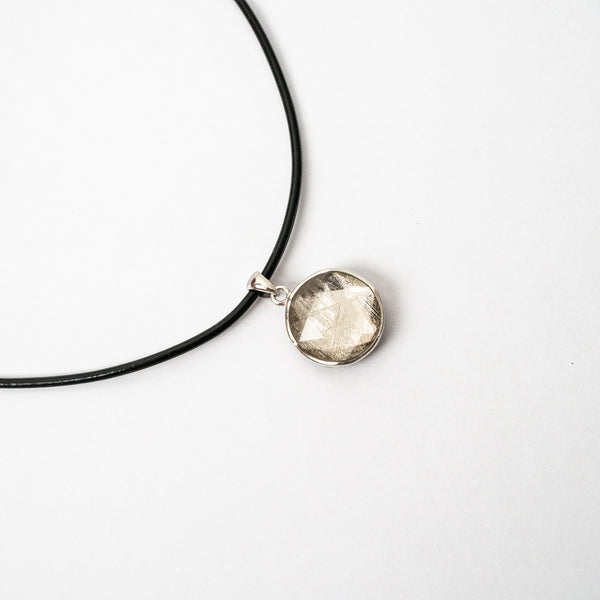 Meteorite Pendant - Star of David (Silver)