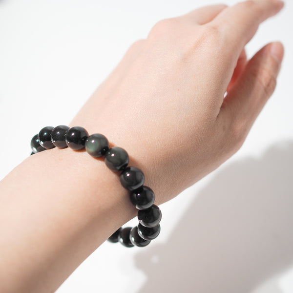 Rainbow Obsidian Bracelet 12mm