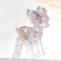 Bambi Deer  Shape Orgonite | Rose Quartz | Heart Chakra