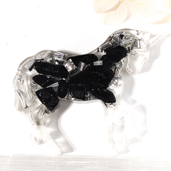 Unicorn Orgonite | Black Tourmaline | Base Chakra