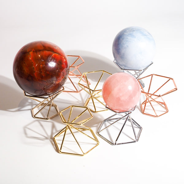 Metal Stand for Crystal Spheres