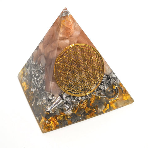 Pyramid Orgonite | Sunstone | Solar Plexus Chakra