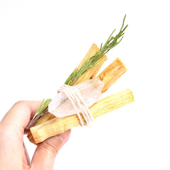 Palo Santo Rosemary Crystal Bundle