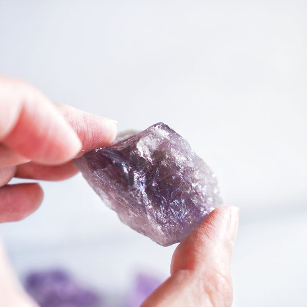 紫水晶原料 (2 顆) 
